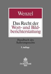 Tapa de Das Recht der Wort- und Bildberichterstattung