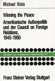 Tapa de Winning the peace