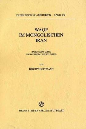 Tapa de Waqf im mongolischen Iran