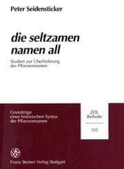 Tapa de Die seltzamen namen all