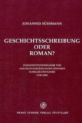 Tapa de Geschichtsschreibung oder Roman?