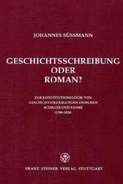 Tapa de Geschichtsschreibung oder Roman?