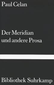 Tapa de Der Meridian und andere Prosa