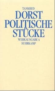 Tapa de Politische Stücke (Werkausgabe / Tankred Dorst) (German Edition)