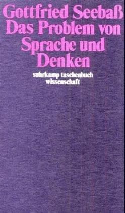 Tapa de Das Problem von Sprache und Denken