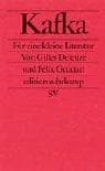 Tapa de Kafka. Für eine kleine Literatur.
