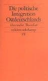 Tapa de Die politische Integration Ostdeutschlands