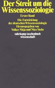 Tapa de Der Streit um die Wissenssoziologie, in 2 Bdn.