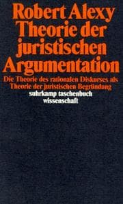 Tapa de Theorie der juristischen Argumentation
