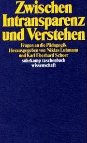 Tapa de Zwischen Intransparenz und Verstehen