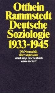 Tapa de Deutsche Soziologie, 1933-1945