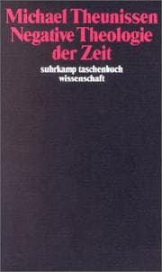 Tapa de Negative Theologie der Zeit