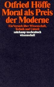 Tapa de Moral als Preis der Moderne