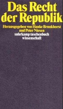 Tapa de Das Recht der Republik