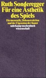 Tapa de Für eine Ästhetik des Spiels