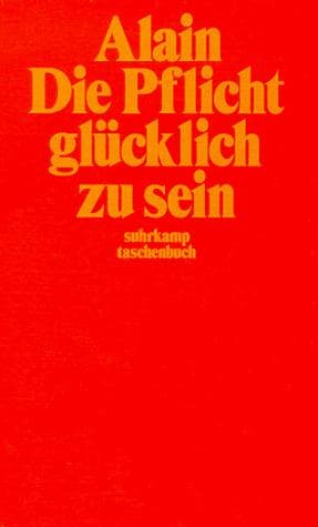 Tapa de Die Pflicht, glücklich zu sein.