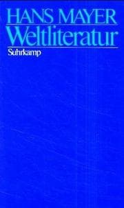 Tapa de Weltliteratur