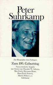 Tapa de Peter Suhrkamp