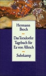 Tapa de Das Teesdorfer Tagebuch für Ea von Allesch