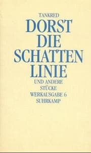 Tapa de Die Schattenlinie und andere Stücke