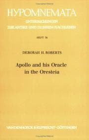 Tapa de Apollo and his oracle in the Oresteia