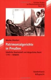 Tapa de Patrimonialgerichte in Preussen