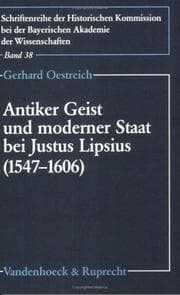 Tapa de Antiker Geist und moderner Staat bei Justus Lipsius (1547-1606)