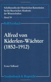 Tapa de Alfred von Kiderlen-Wächter (1852-1912)