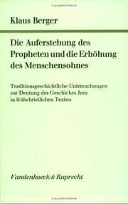 Tapa de Die Auferstehung des Propheten und die Erhöhung des Menschensohnes