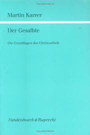 Tapa de Der Gesalbte