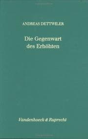 Tapa de Die Gegenwart des Erhöhten