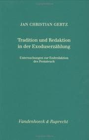 Tapa de Tradition und Redaktion in der Exoduserzählung