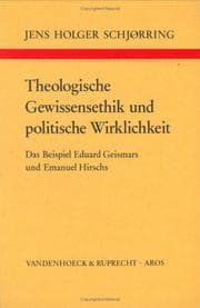 Tapa de Theologische Gewissensethik und politische Wirklichkeit