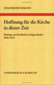 Tapa de Hoffnung für die Kirche in dieser Zeit