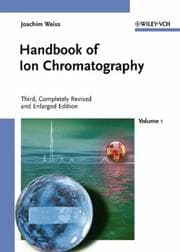 Tapa de Handbook of ion chromatography
