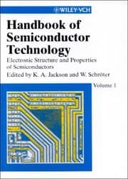 Tapa de Handbook of semiconductor technology