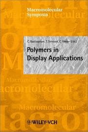 Tapa de International Symposium on Polymers in Display Applications