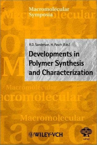 Tapa de Developments in Polymer Synthesis and Characterization