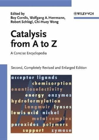 Tapa de Catalysis from A to Z