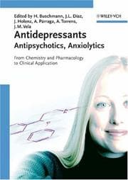 Tapa de Antidepressants, Antipsychotics, Anxiolytics, 2 Volume Set From Chemistry and Pharmacology to Clinical Application