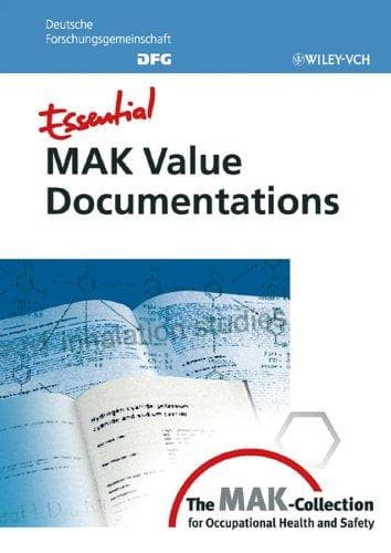 Tapa de Essential MAK Value Documentations: from The MAK-Collection for Occupational Health and Safety (Mak-Collection for Occupational Health and Safety. Part II:)