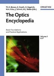 Tapa de The optics encyclopedia