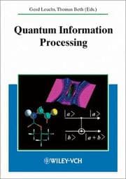 Tapa de Quantum information processing