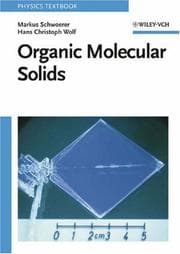 Tapa de Organic Molecular Solids