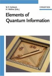 Tapa de Elements of Quantum Information