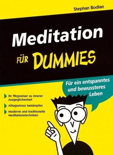 Tapa de Meditation Fur Dummies