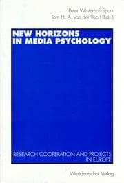 Tapa de New horizons in media psychology
