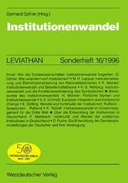 Tapa de Institutionenwandel