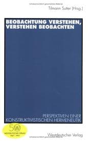 Tapa de Beobachtung verstehen, Verstehen beobachten