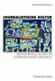 Tapa de Journalistische Kultur